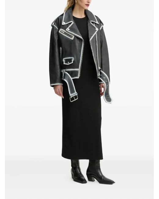 Stand Studio Black Irene Belted Jacket