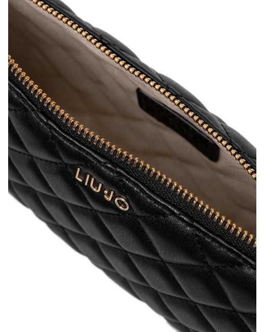 Liu Jo キルティング ショルダーバッグ Black