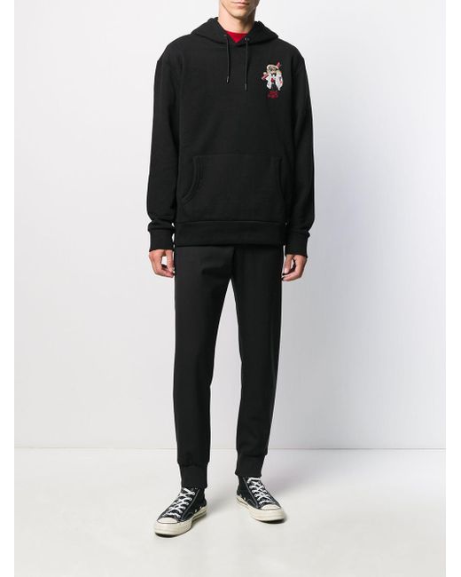 Polo Ralph Lauren Men/'s Cruise Navy Stripe Sailor Bear Graphic Pullover Hoodie