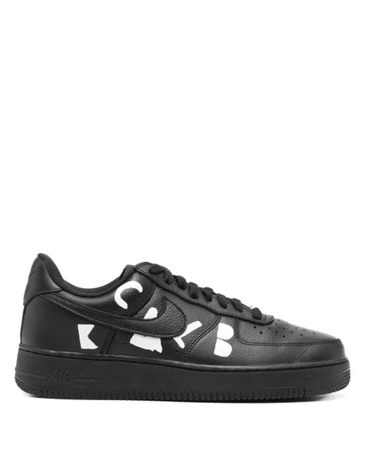 Comme des Garçons Black X Nike Air Force 1 Low Retro Sneakers