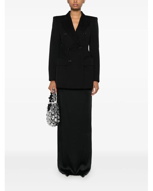 Balenciaga Black Wool Double-Breasted Jacket