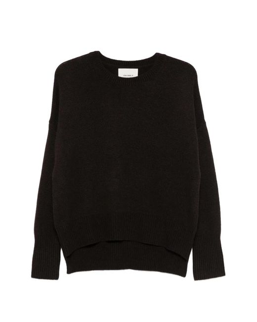 Lisa Yang Black Crew-Neck Sweater