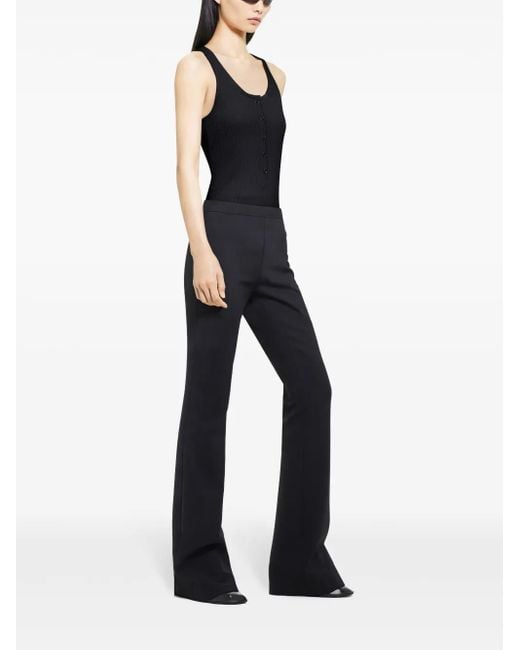 Courreges Black T-Shirts And Polos