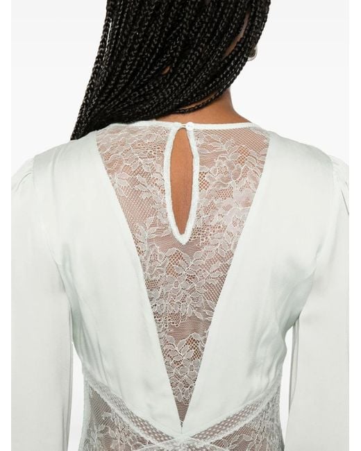 Twinset レースパネル ドレス White
