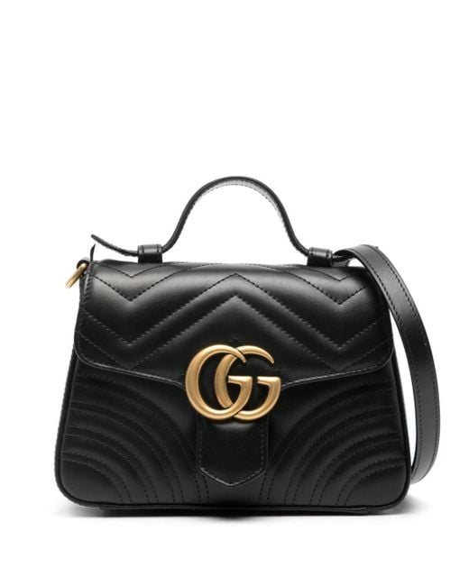 Gucci GG Marmont Kleine Tas in het Black