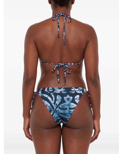 John Richmond White Printed Bikini