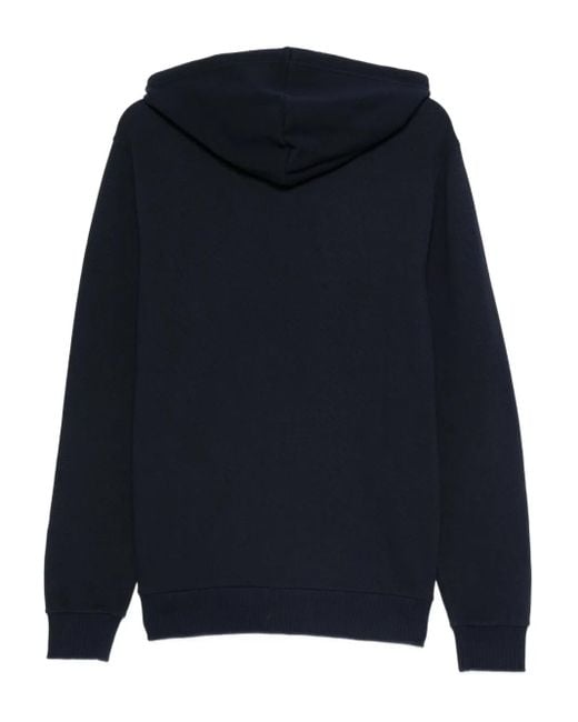 Emporio Armani Blue Zip-Up Hoodie for men