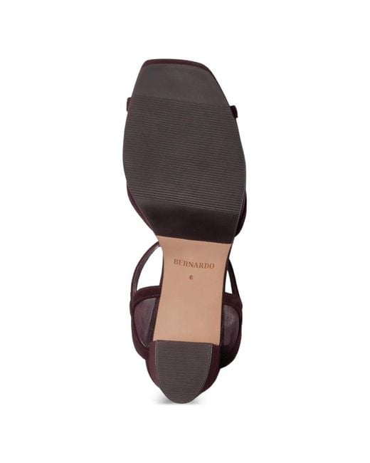 Bernardo Brown Celeste Platform Sandals