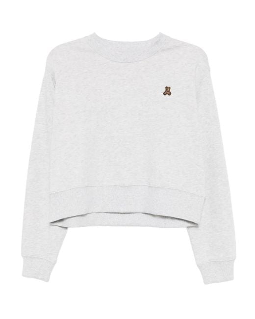 Izzue White Long-Sleeved Sweatshirt