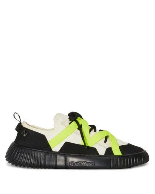 Osklen Green Leather Sneakers