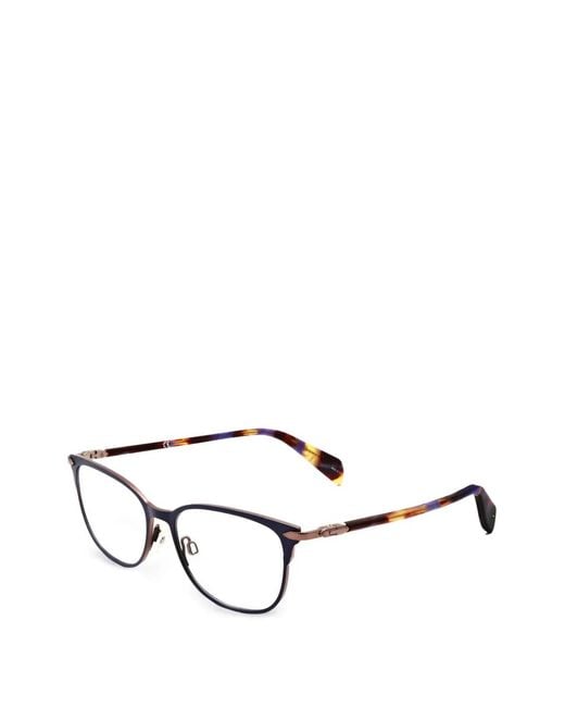 Rag & Bone Brown Brille Mit Eckigem Gestell