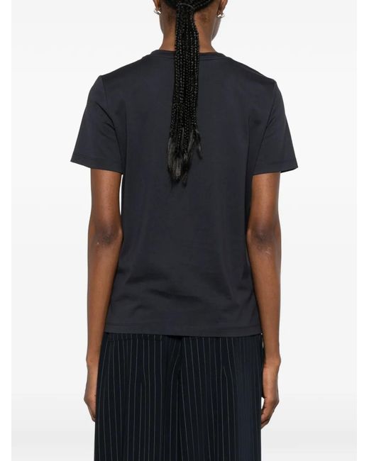 Marella Black Crystal-Embellished T-Shirt