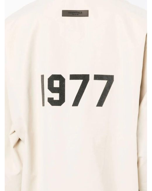 Fear Of God White Coaches Track Jacket for men
