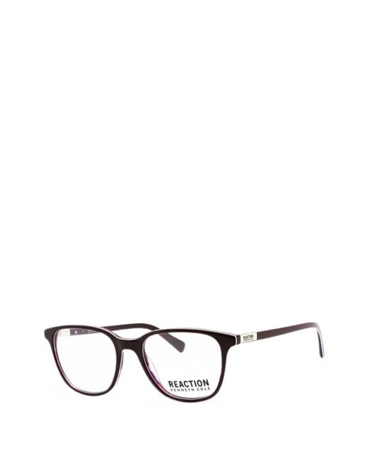 Kenneth Cole Black Round-Frame Glasses