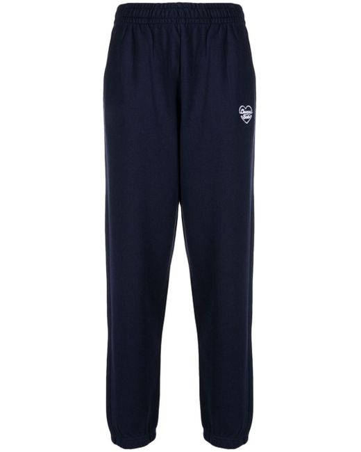 Chocoolate Blue Logo-embroidered Cotton Track Pants