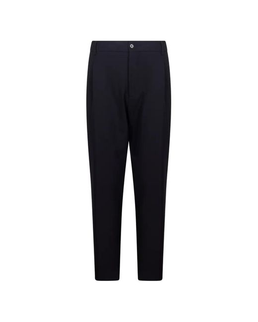 BE ABLE Blue Pleated Trousers for men