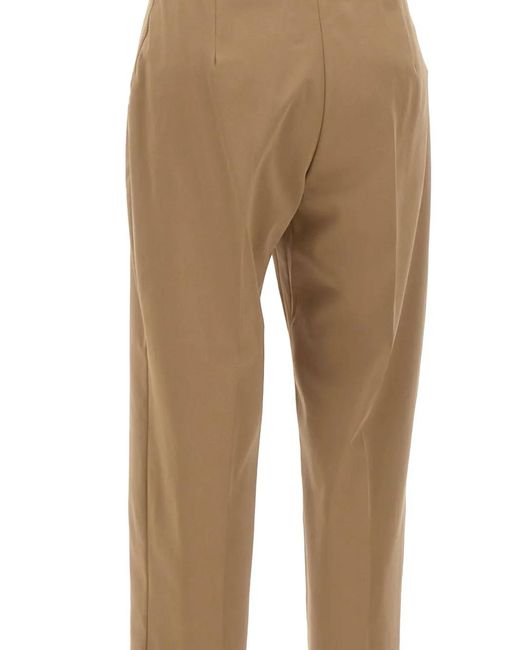 Pantaloni Con Piega di Elena Miro in Natural