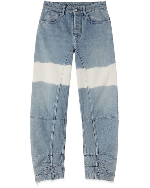Jil Sander Blue Jeans in Colour-Block-Optik