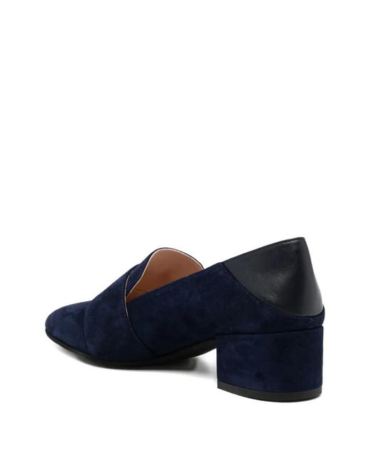 Bally Blue Belted Pumps