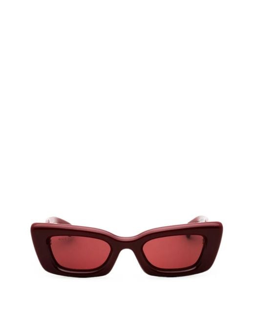 Gucci Pink Cat-Eye Frame Sunglasses