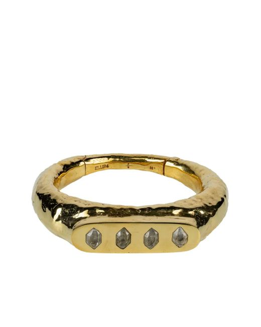 Parts Of 4 Metallic Thin Roman Bracelet