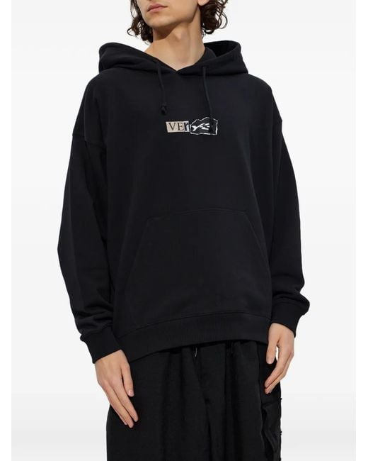 Y-3 Grafische Hoodie in het Black