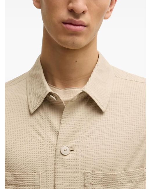 Boss Natural Button-Up Shirt for men