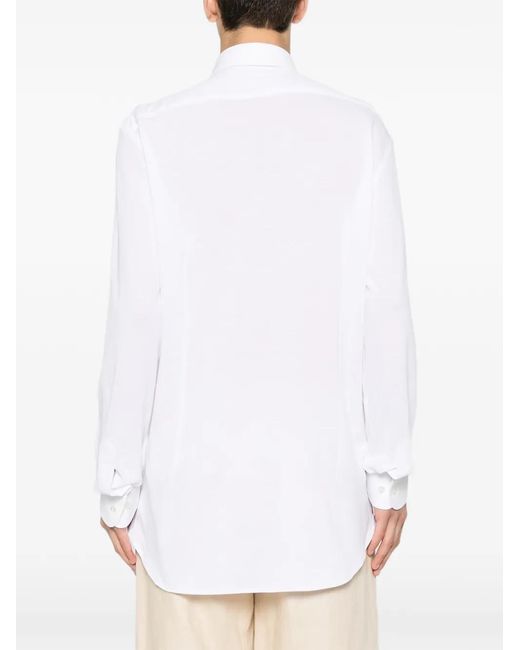 Etro White Pegaso-Embroidered Shirt for men