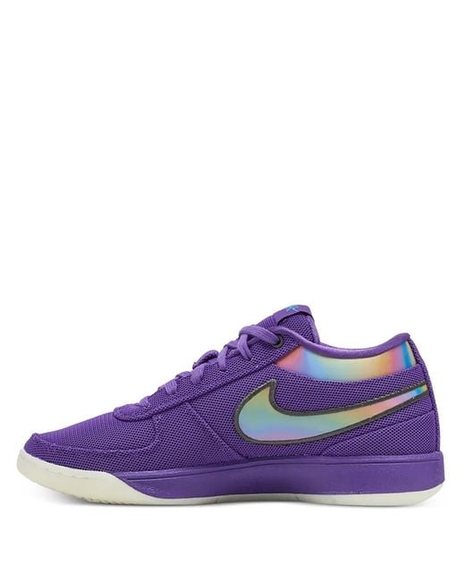 Nike Purple Book 1 "Desert Aurora" Iridescent-Logo Sneakers for men