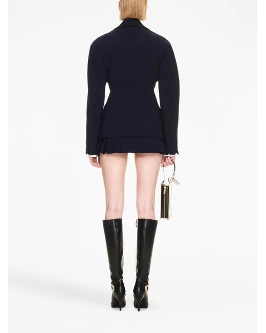 Off-White c/o Virgil Abloh Blue Single-breasted Structured Blazer