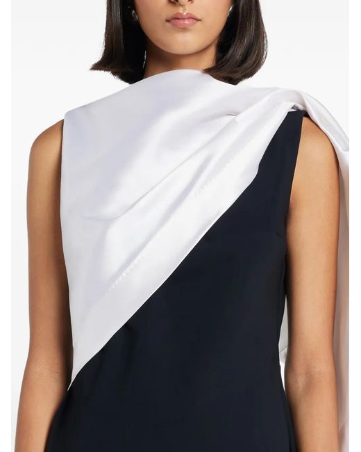 Robe Longue Drapée Greta Constantine en coloris White