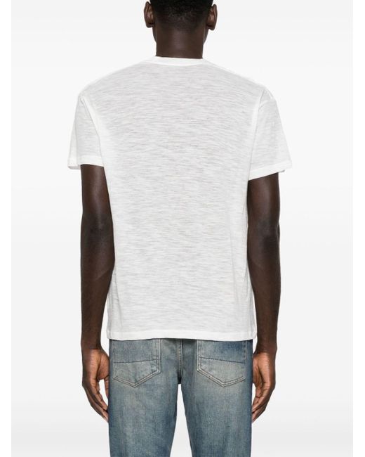 T-shirt à col rond Tom Ford pour homme en coloris White