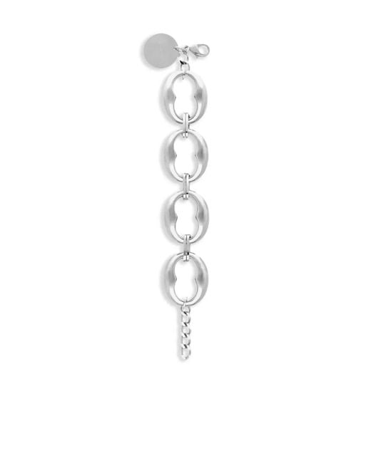 Vanessa Baroni White Turtle Chain Bracelet