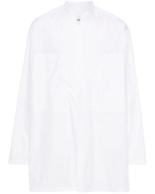 メンズ Mordecai コットンポプリン シャツ White