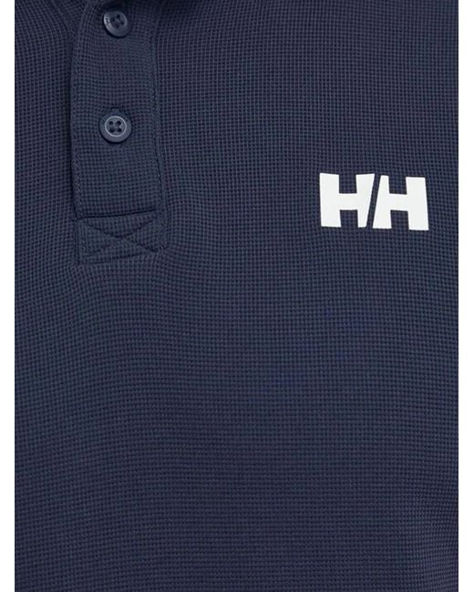 Helly Hansen Blue Short-Sleeve Polo Shirt for men