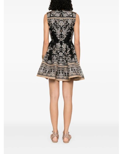 Zimmermann Balance ミニドレス Black