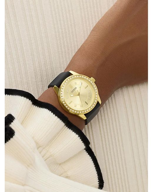 Guess White Round-Case 36Mm Watch