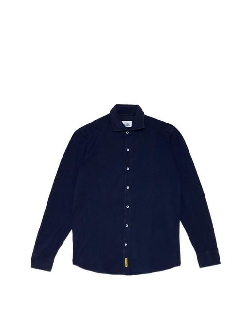 B.D. Baggies Blue Michigan Cotton Shirt for men