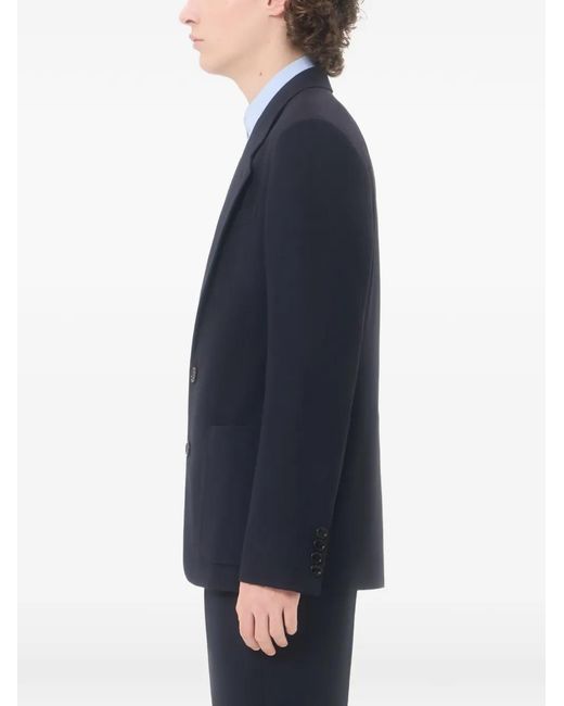 Valentino Garavani Blue Single-Breasted Jacket for men
