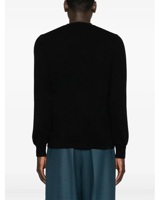 COMME DES GARÇONS PLAY Black Heart-Patch Wool Jumper