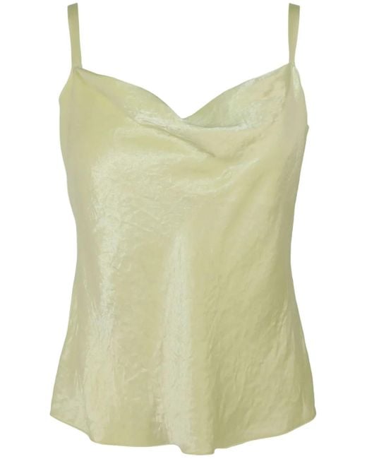 Haut Sans Manches À Col Bénitier Vince en coloris Green