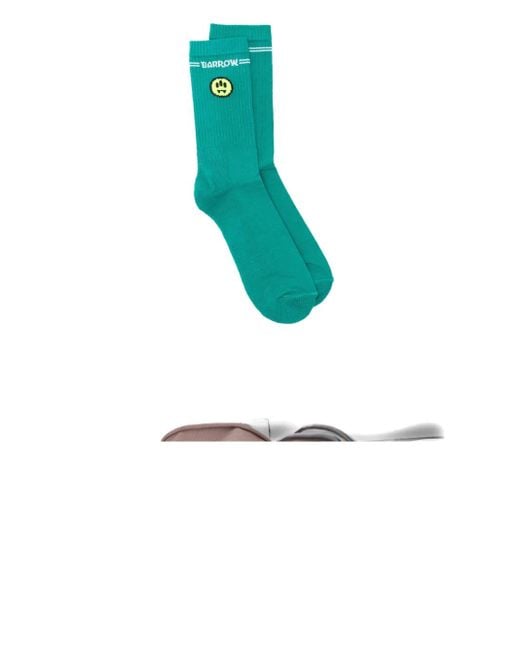 Calcetines con motivo de carita sonriente Barrow de color White