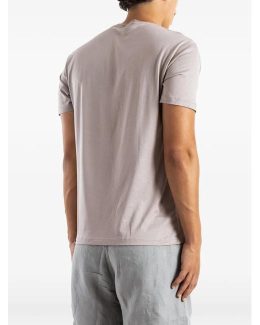 Handvaerk Gray Crew-Neck Short-Sleeve T-Shirt for men