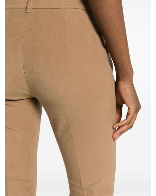 Max Mara Natural Low-rise Cropped Trousers