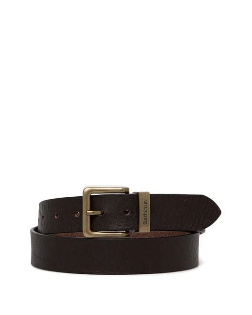 Barbour Black Blakely Buckle Belt for men