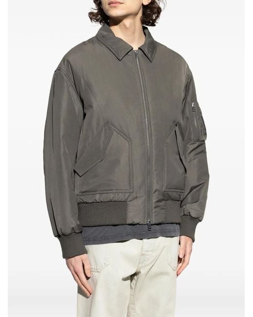 Maison Kitsuné Gray Zip Jacket for men