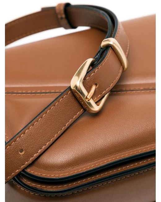 Wandler Brown Oscar Trunk Crossbody Bag