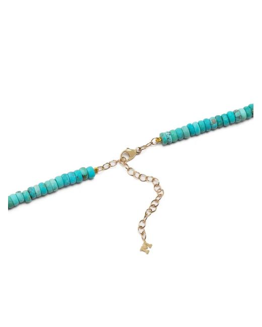 Mateo Blue 14Kt Bead Bracelet for men