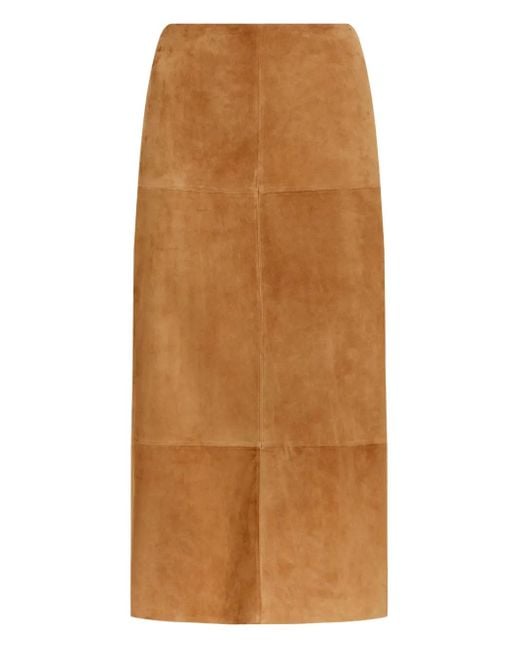 Proenza Schouler Brown Nadia Midi Skirt