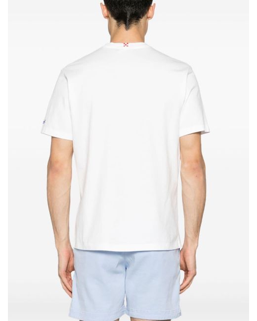 Mc2 Saint Barth Cala Comte T-Shirt in White für Herren